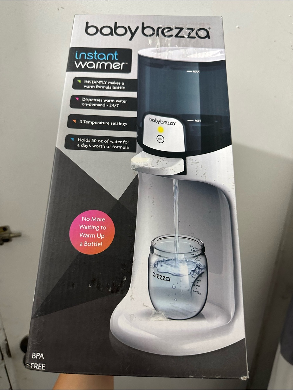 Baby Brezza Instant Warmer Bottle Warmer - White/Black